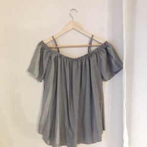 Cold shoulder blouse